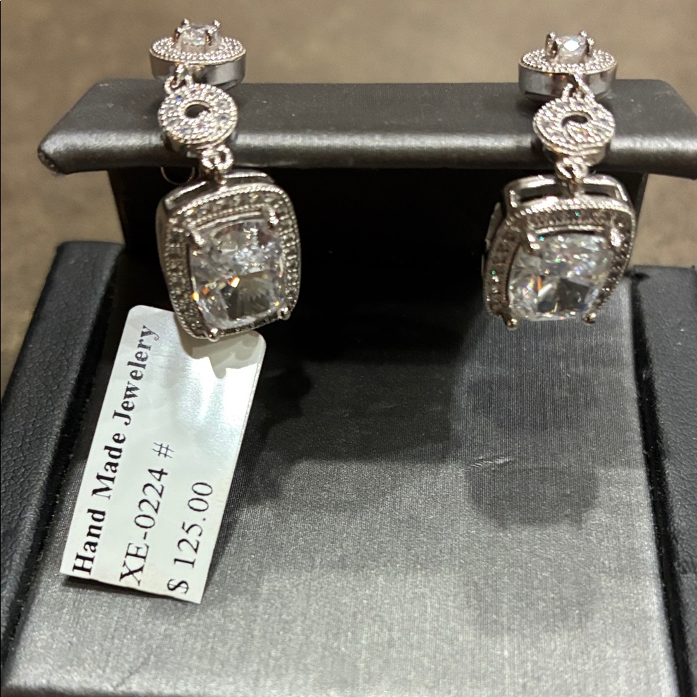 Elegant Silver Drop Earrings